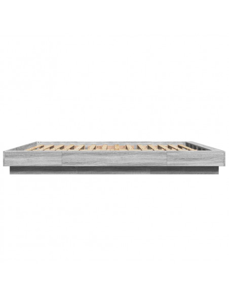 Giroletto Grigio Sonoma 160x200 cm in Legno Multistrato