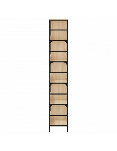 Libreria Rovere Sonoma 78,5x33x188,5 cm in Legno Multistrato