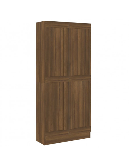 Comodino Rovere Marrone 82,5x30,5x185,5 cm in Legno Multistrato