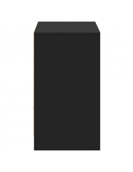 Mobile Porta TV con LED Nero 91x34x61 cm in Truciolato