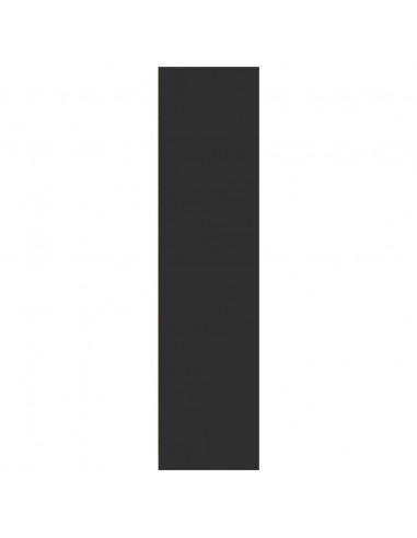 Armadio Nero 30x50x200 cm in Legno Multistrato