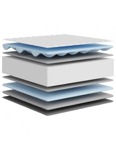 Materasso in Schiuma Mediamente Morbido 100x200 cm