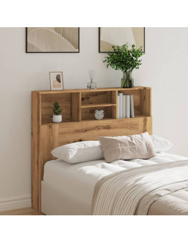 Testiera Contenitore Rovere Artigianale 120x19x103,5 Truciolato