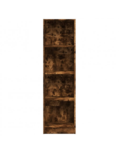 Libreria Rovere Fumo 40x24x143 cm in Truciolato
