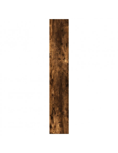 Libreria Rovere Fumo 40x24x143 cm in Truciolato