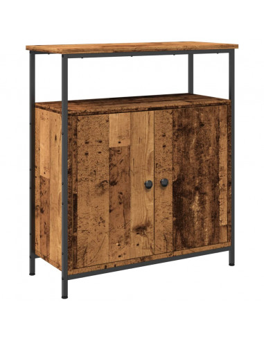 Credenza Legno Antico 70x30x80 cm in Legno Multistrato