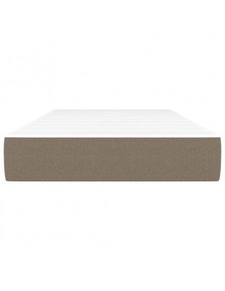 Materasso a Molle Insacchettate Grigio Tortora 100x200x20 cm