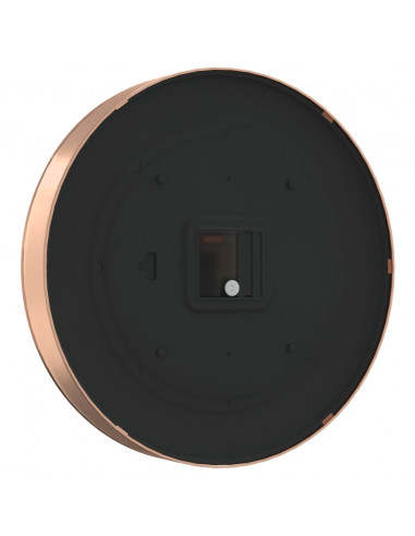 Orologio da Parete Oro e Blu Ø29,5 cm Polistirene e Vetro