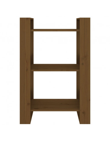 Libreria/Divisorio Miele 60x35x91 cm in Legno Massello