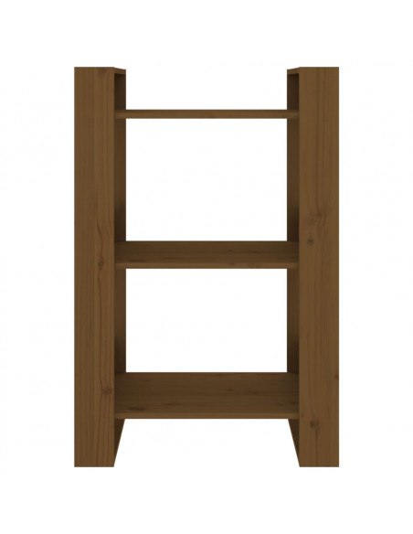 Libreria/Divisorio Miele 60x35x91 cm in Legno Massello