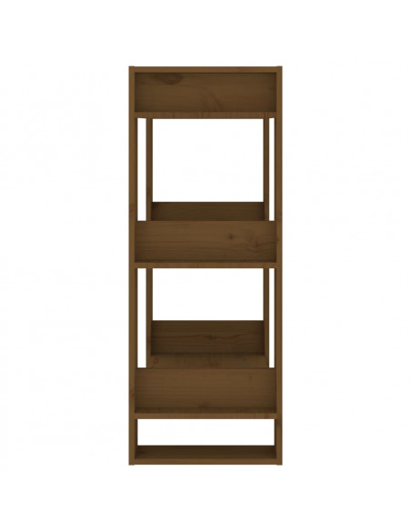 Libreria/Divisorio Miele 60x35x91 cm in Legno Massello
