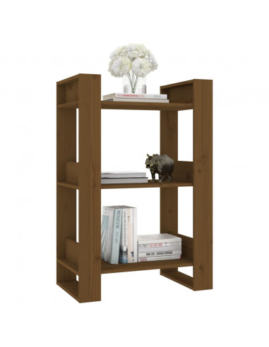 Libreria/Divisorio Miele 60x35x91 cm in Legno Massello