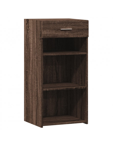 Credenza Rovere Marrone 45x42,5x93 cm in Legno Multistrato