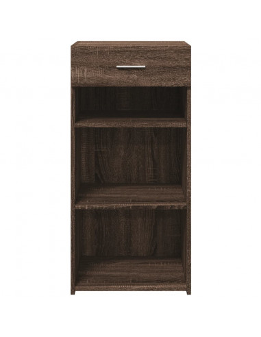 Credenza Rovere Marrone 45x42,5x93 cm in Legno Multistrato