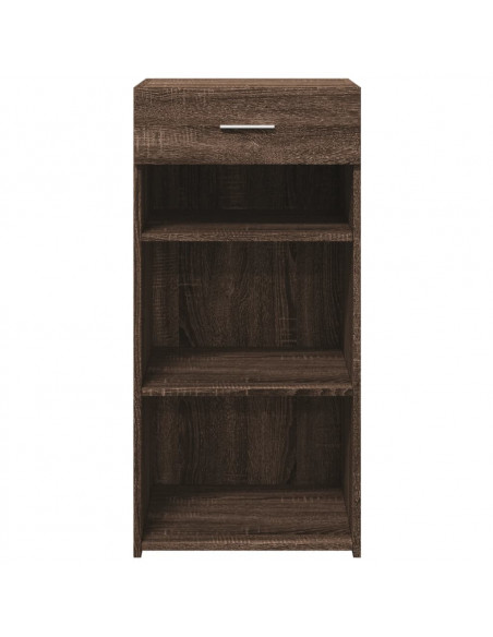 Credenza Rovere Marrone 45x42,5x93 cm in Legno Multistrato