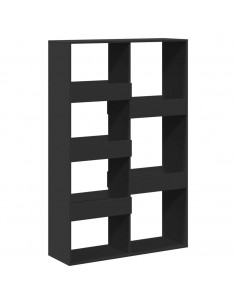 Libreria Nera 100x33x155,5 cm in Legno Multistrato 2