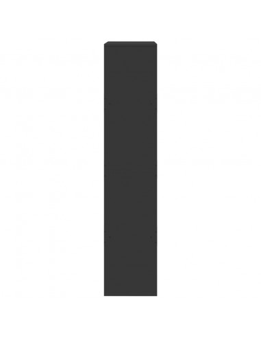 Libreria Nera 100x33x155,5 cm in Legno Multistrato