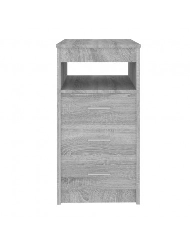 Cassettiera Grigio Sonoma 40x50x76 cm in Legno Multistrato