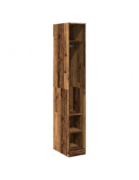 Armadio Legno Antico 30x50x200 cm in Legno Multistrato