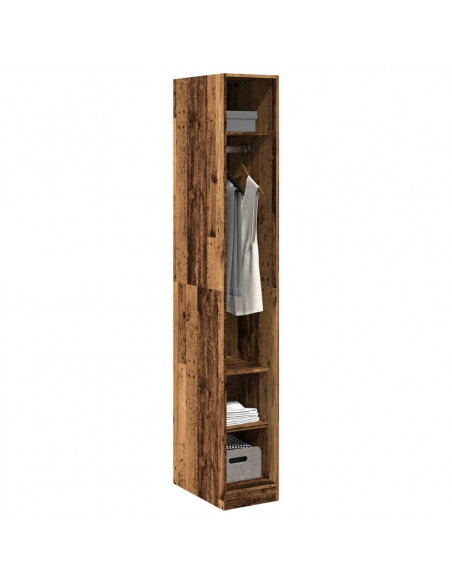 Armadio Legno Antico 30x50x200 cm in Legno Multistrato