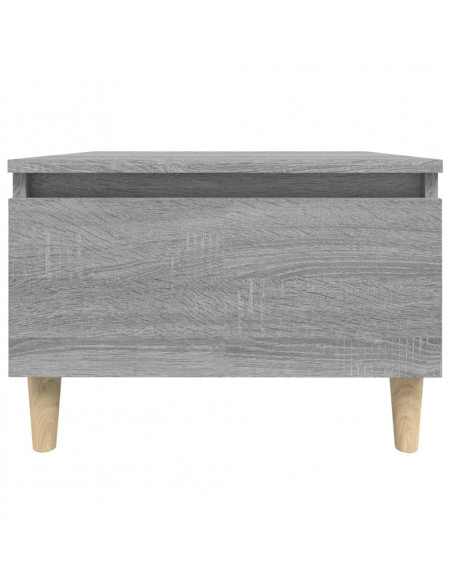 Tavolini 2pz Grigio Sonoma 50x46x35 cm in Legno Multistrato
