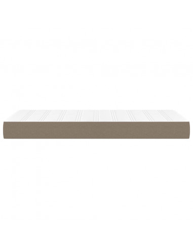 Materasso a Molle per Bambini Tortora 80x160 cm in Tessuto
