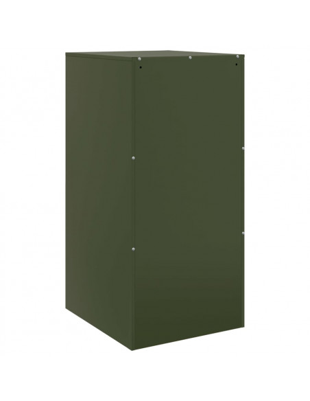Credenza Verde Oliva 34,5x39x73 cm in Acciaio