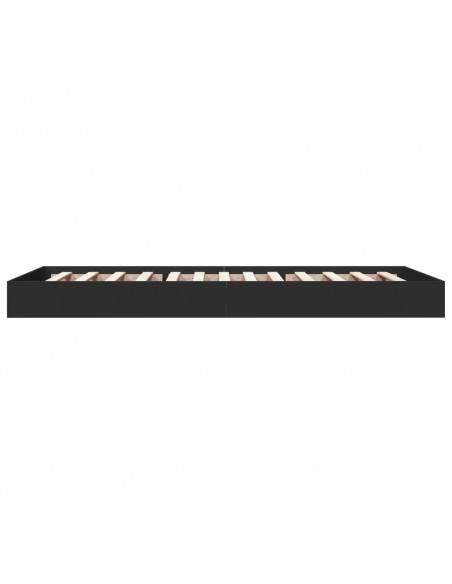 Giroletto Nero 90x200 cm in Legno Multistrato