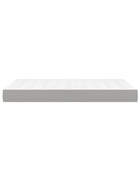 Materasso a Molle Insacchettate Grigio Chiaro 120x200x20 cm