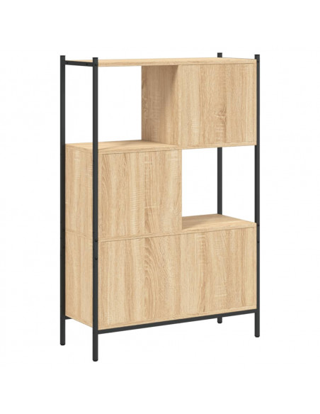 Libreria Rovere Sonoma 72x28x109 cm in Legno Multistrato