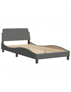 Giroletto con Testiera Grigio Scuro in Tessuto 2