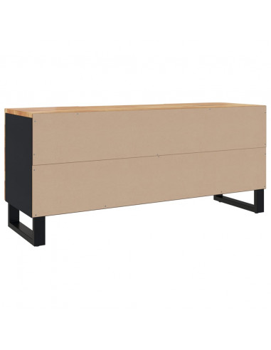 Mobile Porta TV 105x33x46 cm in Legno Massello di Acacia