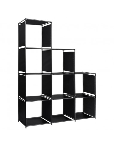 Scaffale a Gradini 130x45x170 cm in Tessuto