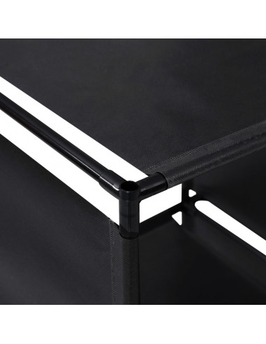 Scaffale a Gradini 130x45x170 cm in Tessuto