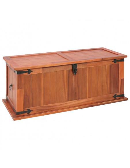 Cassapanche 3 pz in Legno Massello di Acacia
