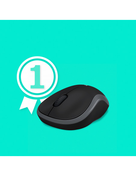 Logitech M185 mouse Ufficio Ambidestro RF Wireless Ottico 1000 DPI