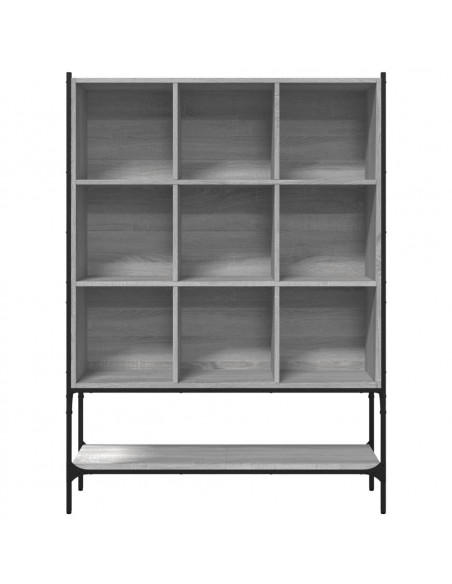 Libreria Grigio Sonoma 102x30x141,5 cm in Legno Multistrato
