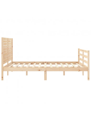 Giroletto con Testiera King Size in Legno Massello