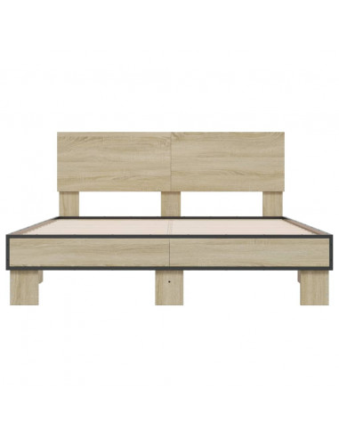 Giroletto Rovere Sonoma 140x200 cm in Legno Multistrato Metallo