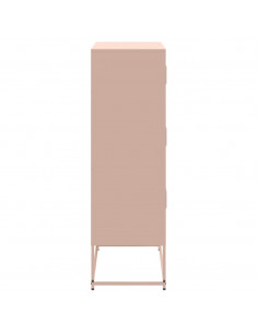 Credenza Rosa 68,5x38,5x123,5 in Acciaio 2