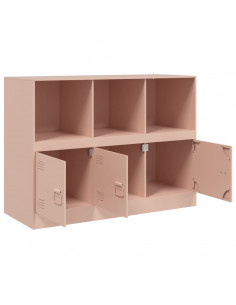 Credenza Rosa 99x39x73 cm in Acciaio 2