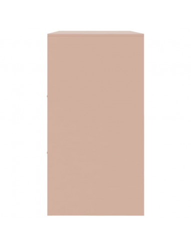 Credenza Rosa 99x39x73 cm in Acciaio