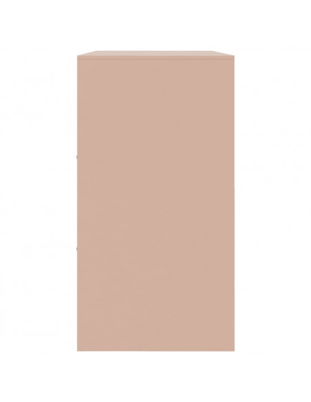 Credenza Rosa 99x39x73 cm in Acciaio