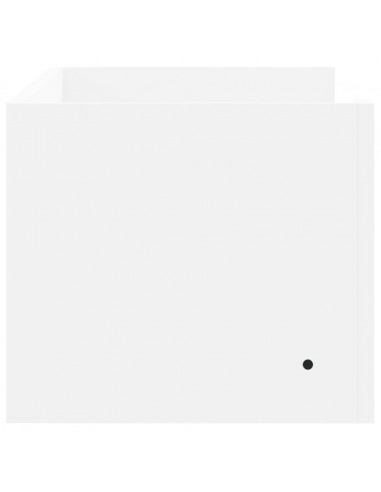 Scaffale a Parete Bianco 100x35x30,5 cm in Legno Multistrato