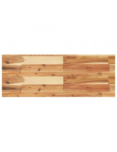 Ripiano a Parete 100x30x4cm Legno Massello Acacia Rifinito Olio