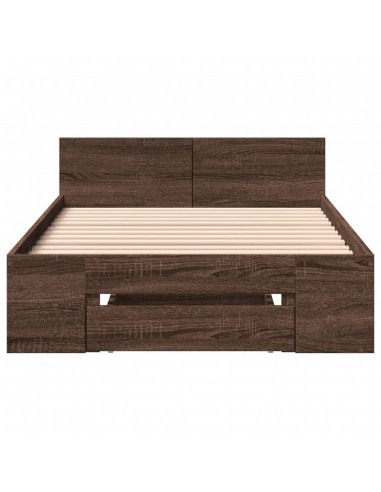 Giroletto Cassetto Rovere Marrone 90x190 cm Legno Multistrato