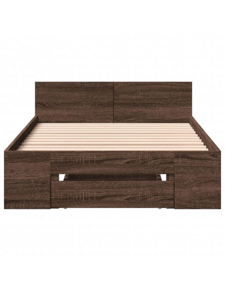 Giroletto Cassetto Rovere Marrone 90x190 cm Legno Multistrato
