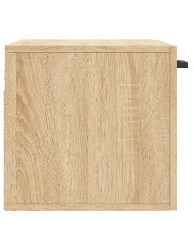 Mobile a Parete Rovere Sonoma 60x36,5x35 cm Legno Multistrato