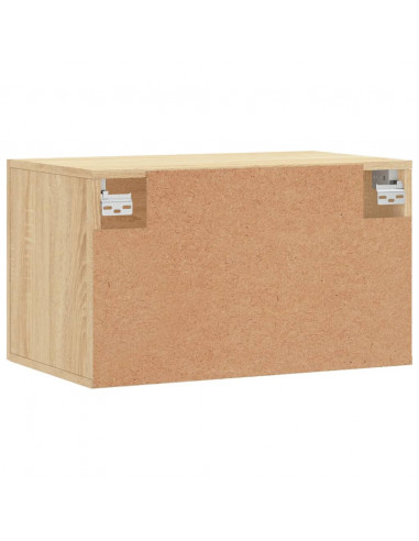 Mobile a Parete Rovere Sonoma 60x36,5x35 cm Legno Multistrato