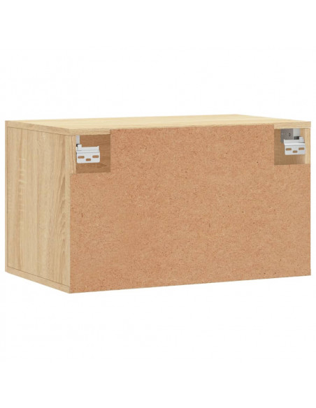 Mobile a Parete Rovere Sonoma 60x36,5x35 cm Legno Multistrato